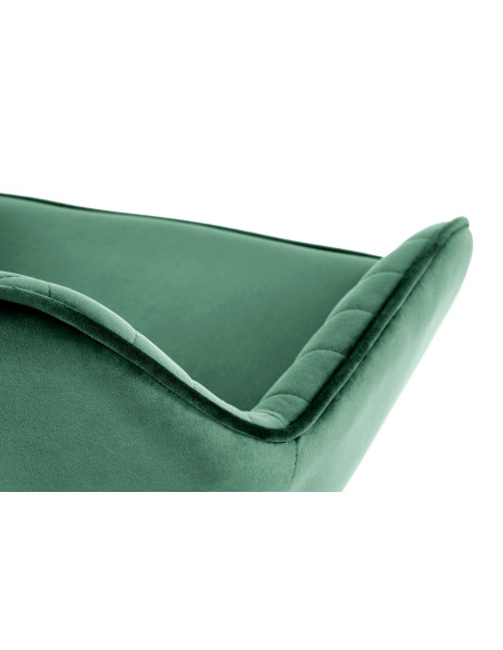 H103 Hoker Pikowany Velvet Ciemna Zieleń - Regulowana Wysokość - Wygoda
