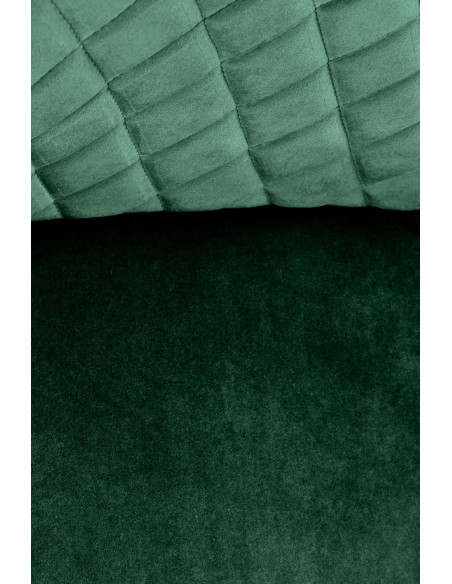 H103 Hoker Pikowany Velvet Ciemna Zieleń - Regulowana Wysokość - Wygoda
