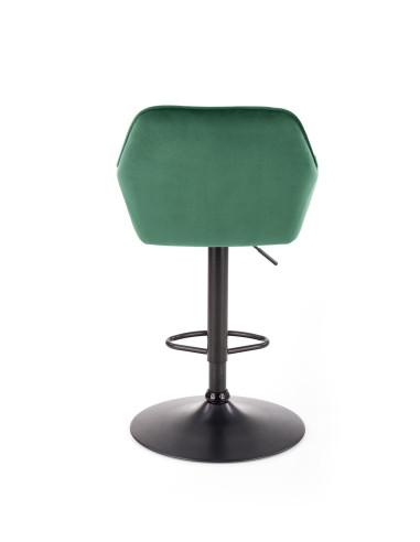 H103 Hoker Pikowany Velvet Ciemna Zieleń - Regulowana Wysokość - Wygoda