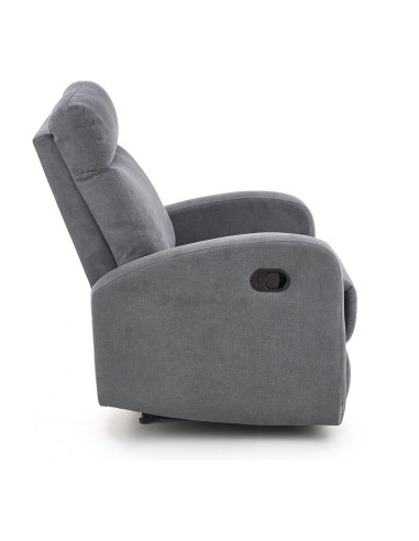 OSLO 1S Fotel Rozkładany Ciemny Popiel - Nowoczesność i Wygoda