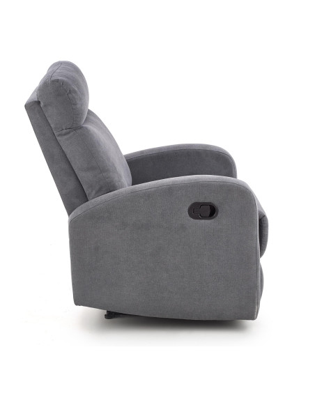 OSLO 1S Fotel Rozkładany Ciemny Popiel - Nowoczesność i Wygoda