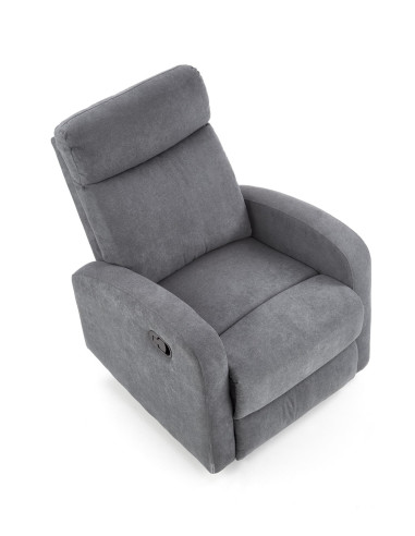 OSLO 1S Fotel Rozkładany Ciemny Popiel - Nowoczesność i Wygoda