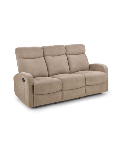 OSLO 3S Sofa Rozkładana Trzyosobowa Beżowa - Wygoda i Styl