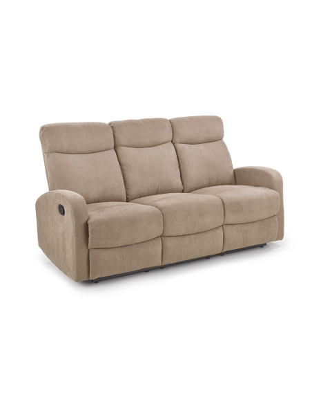 OSLO 3S Sofa Rozkładana Trzyosobowa Beżowa - Wygoda i Styl