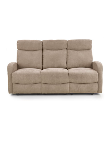 OSLO 3S Sofa Rozkładana Trzyosobowa Beżowa - Wygoda i Styl