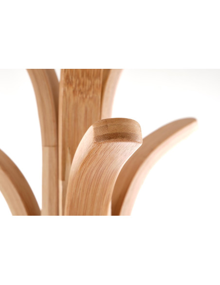 W63 Wieszak Trójnóg z Pojemnikami Naturalny - Praktyczność i Styl