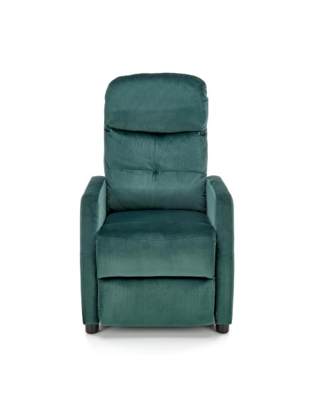 FELIPE 2 fotel wypoczynkowy ciemny zielony, BLUVEL 78 
