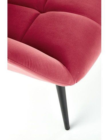 TYRION Fotel Wypoczynkowy USZAK Bordowy Velvet - Elegancja i Wygoda