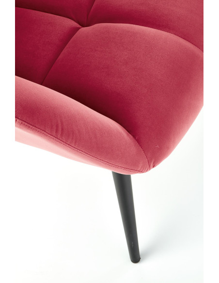 TYRION Fotel Wypoczynkowy USZAK Bordowy Velvet - Elegancja i Wygoda