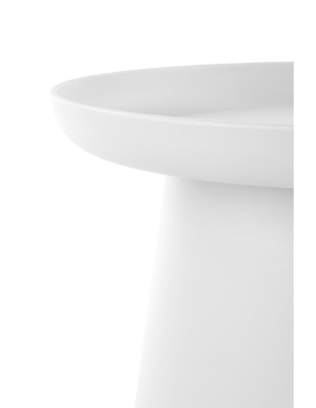 Okrągła ława LEXI biała fi 50 cm