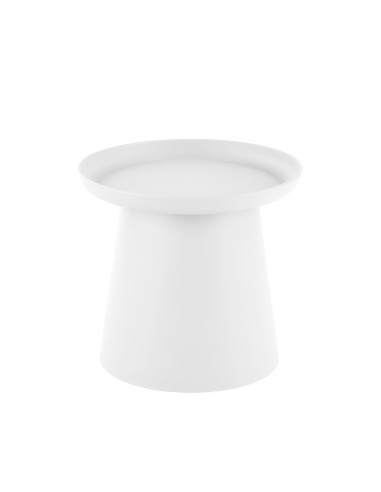 Okrągła ława LEXI biała fi 50 cm