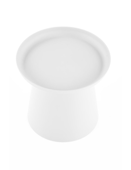 Okrągła ława LEXI biała fi 50 cm