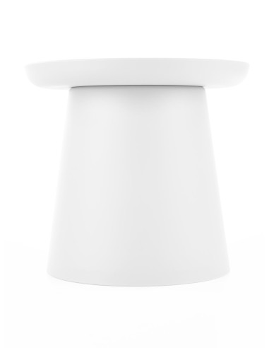 Okrągła ława LEXI biała fi 50 cm