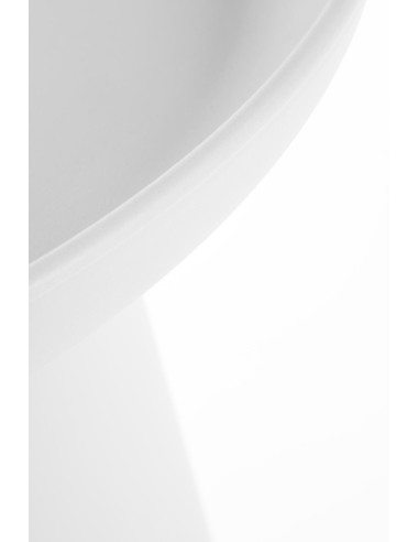 Okrągła ława LEXI biała fi 50 cm