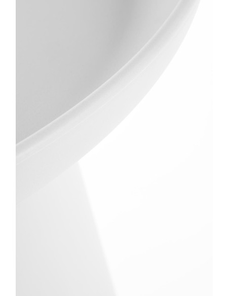 Okrągła ława LEXI biała fi 50 cm