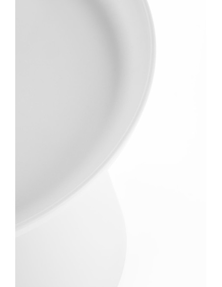 Okrągła ława LEXI biała fi 50 cm