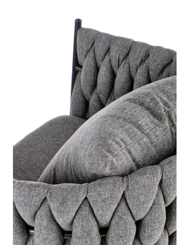 AVATAR Fotel Wypoczynkowy Popielaty z Poduszką - Komfort i Design