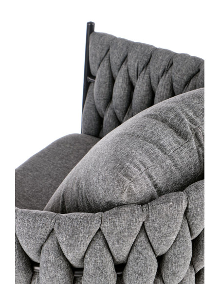 AVATAR Fotel Wypoczynkowy Popielaty z Poduszką - Komfort i Design