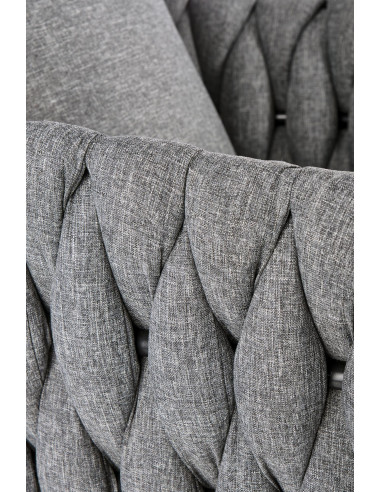 AVATAR Fotel Wypoczynkowy Popielaty z Poduszką - Komfort i Design