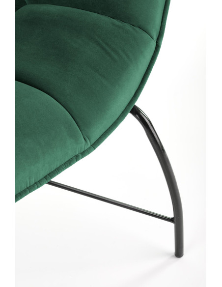 BELTON Fotel Wypoczynkowy Ciemno Zielony Velvet - Głębia Koloru i Wygoda