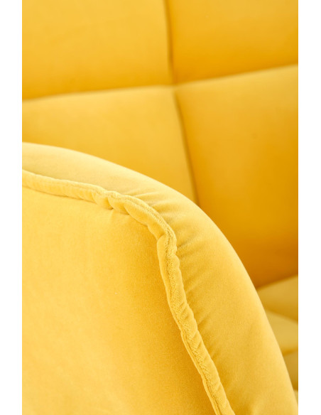 BELTON Fotel Wypoczynkowy Żółty - Energia i Styl