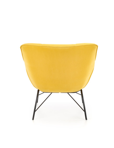 BELTON Fotel Wypoczynkowy Żółty - Energia i Styl