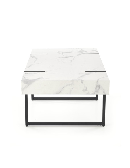 BLANCA Ława Biały Marmur 110/60/43 cm - Elegancja i Nowoczesność