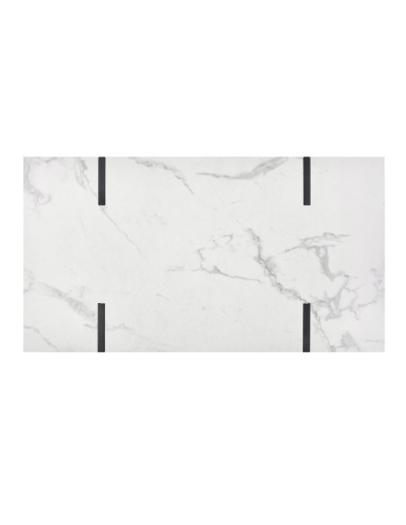 BLANCA Ława Biały Marmur 110/60/43 cm - Elegancja i Nowoczesność