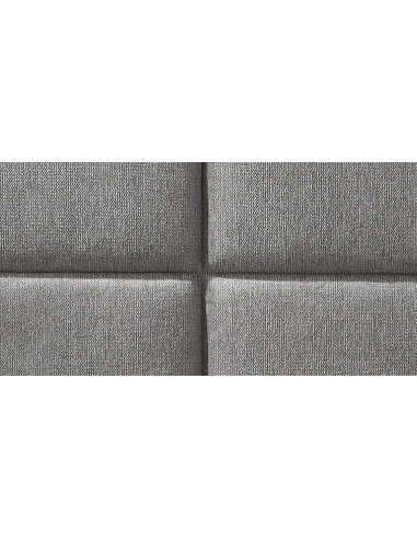 LEVANTER Łóżko Dwuosobowe z Zagłówkiem 160x200 cm Popiel - Komfort i Styl