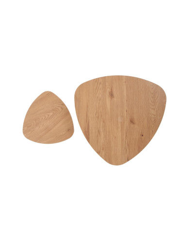 NICEA Zestaw 2 Ław Dąb Złoty/Czarny - Funkcjonalność i Elegancja