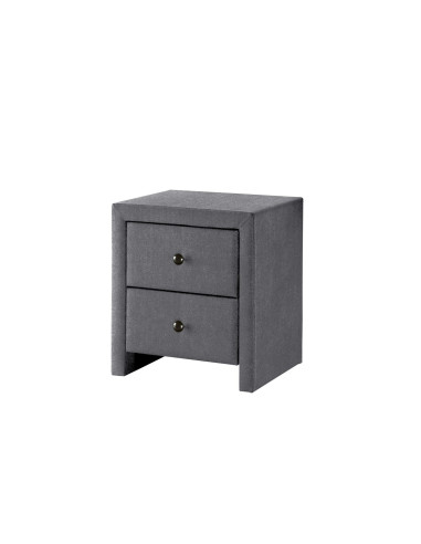 PRIMA 3 Szafka Nocna 48/41/54 cm Popiel Velvet - Subtelność i Styl