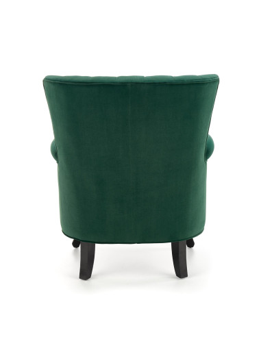 TITAN Fotel Wypoczynkowy Uszak Ciemno Zielony - Głębia Koloru i Komfort