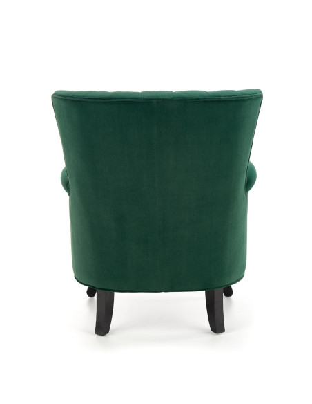 TITAN Fotel Wypoczynkowy Uszak Ciemno Zielony - Głębia Koloru i Komfort