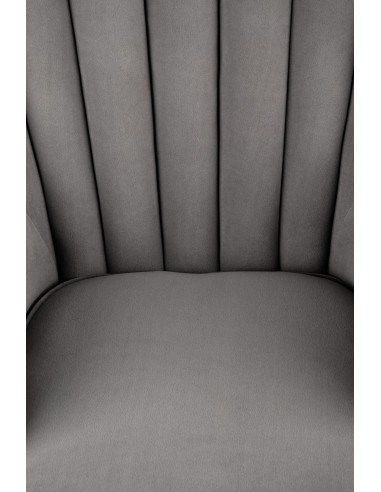 TITAN Fotel Wypoczynkowy Uszak Popielaty - Nowoczesność i Wygoda