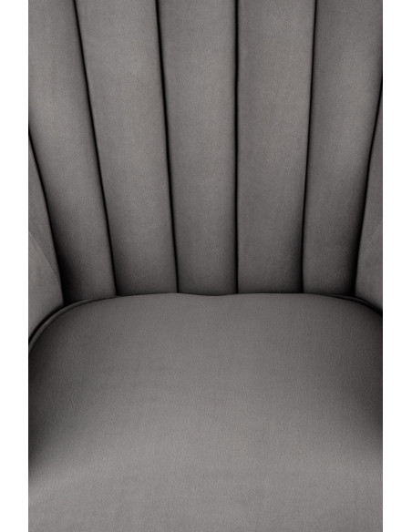 TITAN Fotel Wypoczynkowy Uszak Popielaty - Nowoczesność i Wygoda