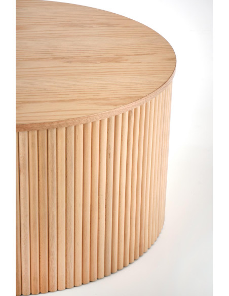 Ława okrągła AMBO 80 cm kolor naturalkny