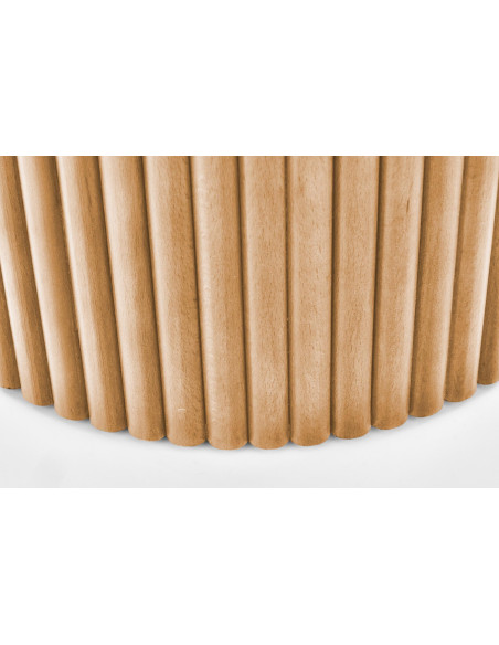 Ława okrągła AMBO 80 cm kolor naturalkny