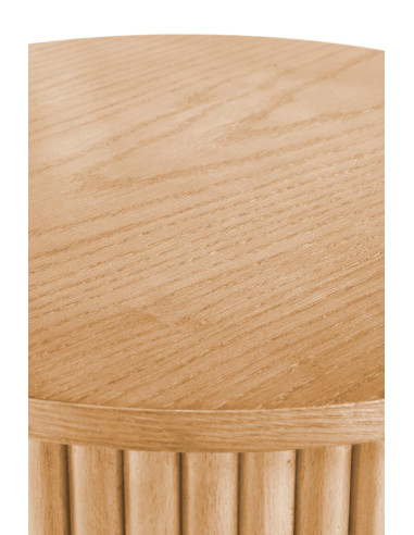 Ława okrągła AMBO 80 cm kolor naturalkny