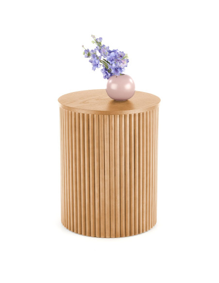 WOODY S Okrągła Ława fi40cm Kolor Naturalny - Minimalizm i Funkcjonalność