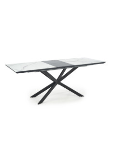 DIESEL Stół Rozkładany Biały Marmur/Podstawa SPIDER 160-200cm - Elegancja