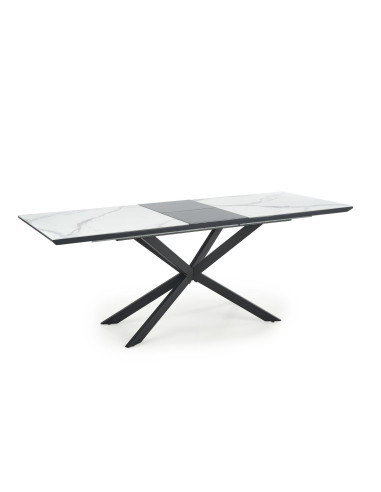 DIESEL Stół Rozkładany Biały Marmur/Podstawa SPIDER 160-200cm - Elegancja