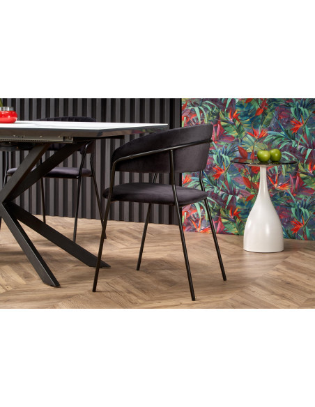 DIESEL Stół Rozkładany Biały Marmur/Podstawa SPIDER 160-200cm - Elegancja