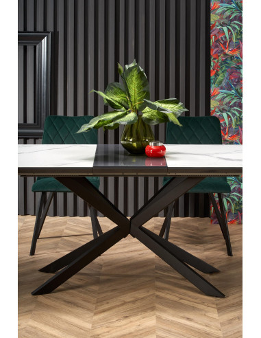 DIESEL Stół Rozkładany Biały Marmur/Podstawa SPIDER 160-200cm - Elegancja