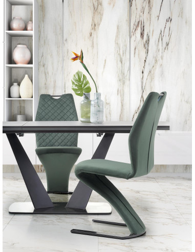 FANGOR Stół Rozkładany Popiel 160-220cm Podstawa V - Nowoczesność