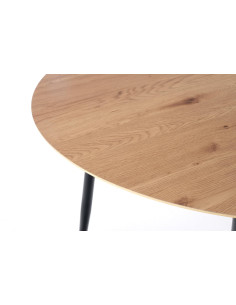 JACKSON Stół 160x90cm Dąb Złoty/Czarny - Ciepło Drewna i Nowoczesny Design 2