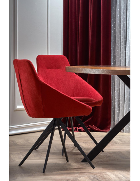 LOCARNO Owalny Stół 170x90cm Orzech/Czarny - Elegancja i Styl