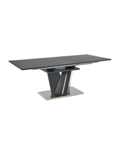 SALVADOR Stół Rozkładany 160-200 cm Ciemny Popiel - Dark Style