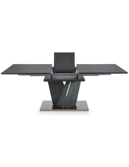 SALVADOR Stół Rozkładany 160-200 cm Ciemny Popiel - Dark Style