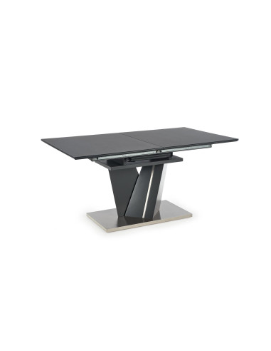 SALVADOR Stół Rozkładany 160-200 cm Ciemny Popiel - Dark Style