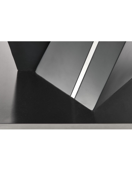 SALVADOR Stół Rozkładany 160-200 cm Ciemny Popiel - Dark Style